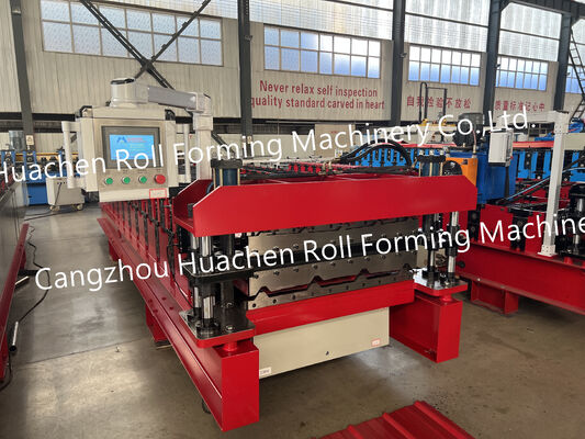 Machine de formage par courbure à froid de toit ondulé à bobine d'acier de haute qualité
