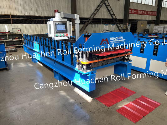 Machine de formage de rouleaux de fabrication de tôles de fer de toit ondulé en zinc avec prix d'usine