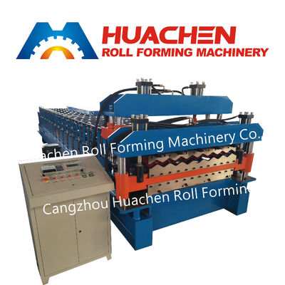 Machine de formage de tôles de toit en métal ondulé de fabrication chinoise