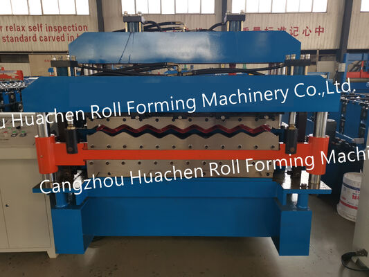 Machine de formage de tôles de toit en métal ondulé de fabrication chinoise