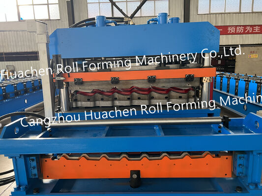 Trapezoidal Roofing Sheet Metal Ibr Roof Panel Long Span Roll Forming Machine
