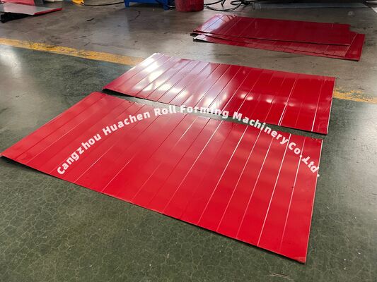 Machine de fabrication de tôles de toiture en acier métallique