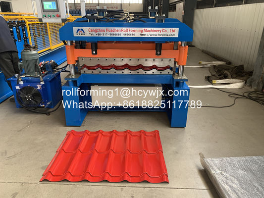 Machine de formage à rouleaux de tuiles vitrées en acier CE 380V
