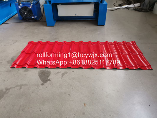 Machine de formage à rouleaux de tuiles vitrées en acier CE 380V
