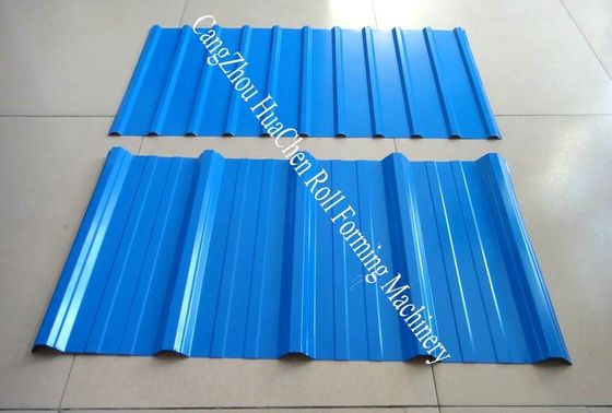 Petit pain automatique de double couche formant le contrôle de fréquence de PLC de feuille de toiture de machine