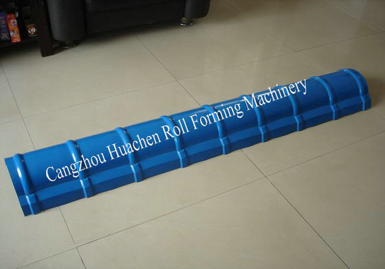 Machine de formage automatique de rouleaux à capuche automatique personnalisée avec puissance du moteur principal de 5,5 kW et contrôle PLC pour une plaque d'épaisseur de 0,3-0,6 mm