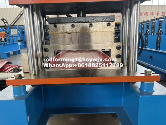Automatiquement verrouillé 500 mm Roofing Sheet Roll Forming Machine Iso