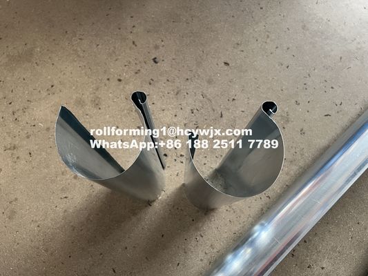 Machine de fabrication de gouttières de précision contrôlée par PLC et convertisseur