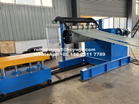 Machine de découpe à fente contrôlée par PLC pour matières premières GI / PPGI