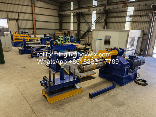 Ligne de découpe GI / PPGI avec recouleur 0,12-5 m/min. Épaisseur du matériau