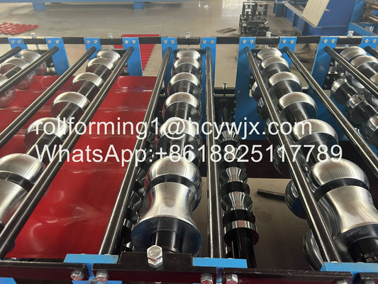 Petit pain de double couche de bonne qualité formant le petit pain de tuile de machine/toit formant des machines soutenant l'acier