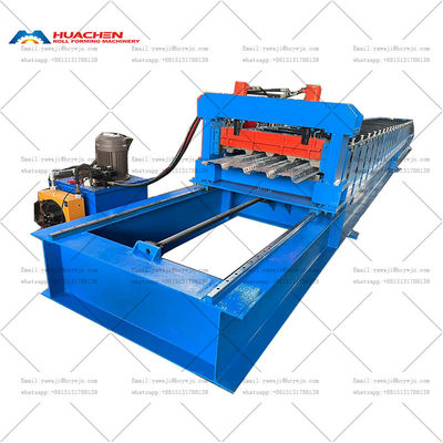 Ligne de production automatique de machine de formage de rouleaux de plancher de bonne qualité