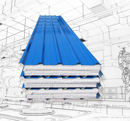 Chaîne de production automatique de panneau "sandwich" d'ENV avec 6 rangées 3KW