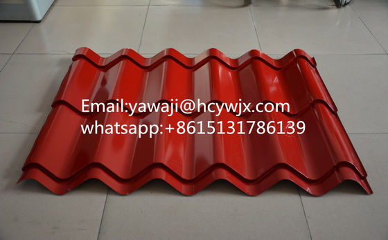 Machine de formage de rouleaux de tuiles vitrées ancienne