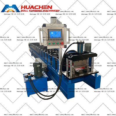 Machine hydraulique de formage de rouleaux de toit durable avec une épaisseur de 0,3-0,6 mm et un matériel de coupe CR12