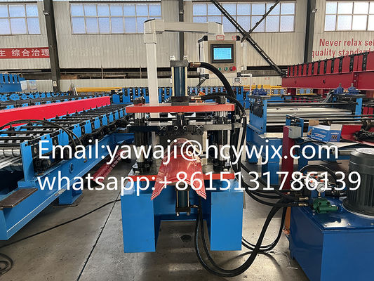 3 chapeau de tôle d'acier de couleur de la phase 400mm formant l'équipement de forme de machine/de petit pain