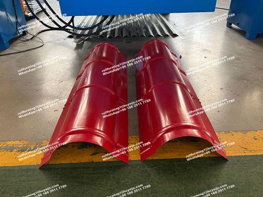 Machine automatique de formage de rouleaux à capuche, machine de fabrication de carreaux de toits