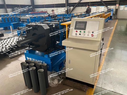 Petit pain rond en acier du tuyau de descente d'eaux ménagères 45# formant la machine avec le système de contrôle électrique