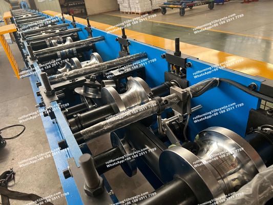 Petit pain rond en acier du tuyau de descente d'eaux ménagères 45# formant la machine avec le système de contrôle électrique