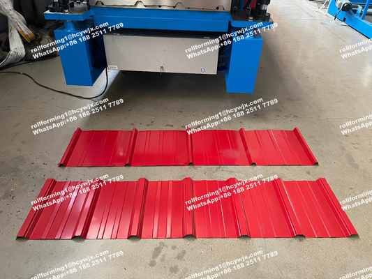 Éthiopie 300 400 Profileuse à double rouleau Machine de formage de rouleaux à double couche