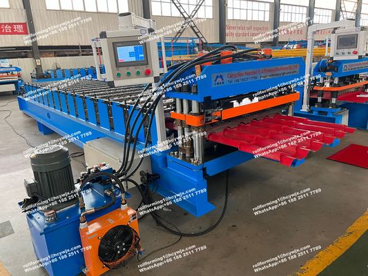 Produire une machine de formage de carreaux de toiture/une machine de fabrication de carreaux vitrés/une machine de formage de rouleaux de tôles d'acier