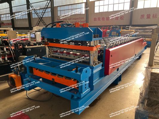 Machine de formage de rouleaux à double couche pour panneaux de toiture et de façade en métal Bosnie-Herzégovine