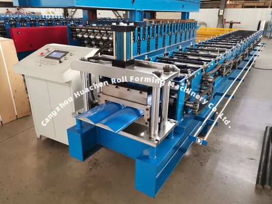 Machine à former des rouleaux à froid pour toits en acier