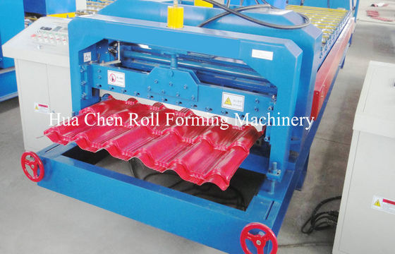 Petit pain de tuile vitré par panneau fait sur commande de toit formant la machine/feuillard faisant la machine