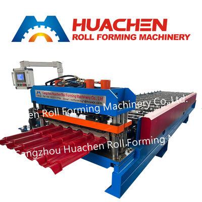 Ligne de production de panneaux muraux de toiture en briques de verre - machine de traitement du moulage par laminage à froid