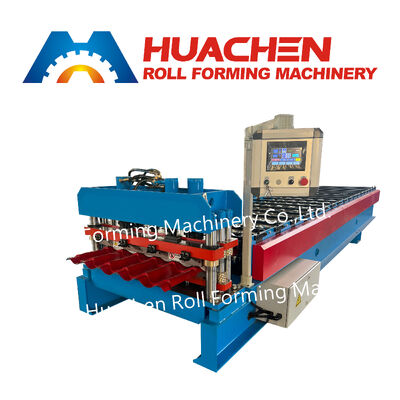 Toiture en métal galvanisé/panneau de tôle de toit double couche/machine de formage à froid de pont/machines