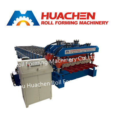 Machine à laminer de tôles de toit en acier à haute résistance pour matériaux de construction