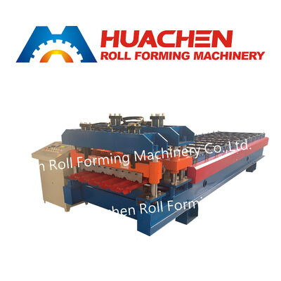 Machine de formage de tôles de toiture en aluminium