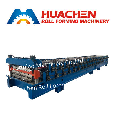 Machine de formage de tôles pour panneaux de toit trapézoïdaux