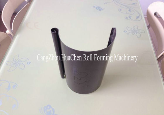 Petit pain de gouttière de l'eau de pluie Cr12 formant la machine, machine à cintrer de tôle d'acier