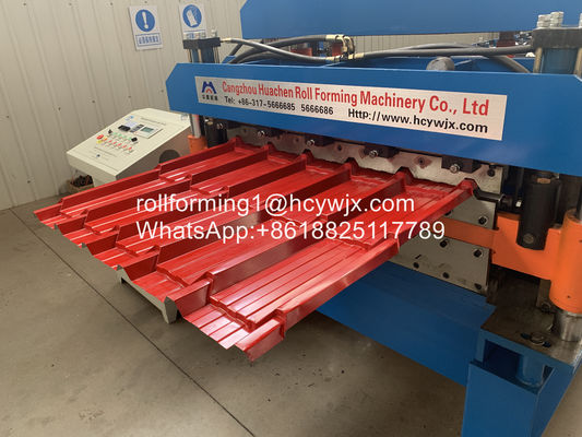 Petit pain de double couche de profil de tuile d'entraînement à chaînes formant la machine