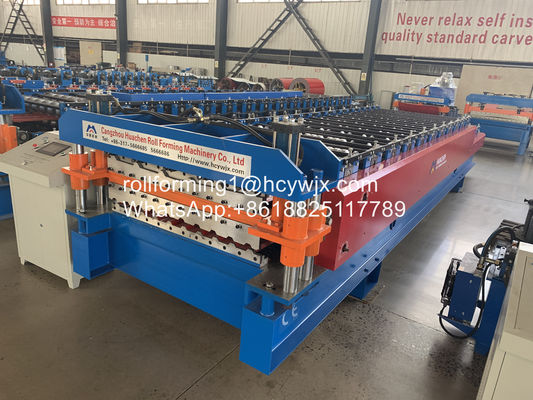 Métal d'IBR couvrant le petit pain de double couche formant la machine