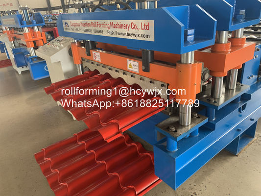 petit pain de tuile vitré par antiquité de contrôle de PLC 2m/Min formant la machine