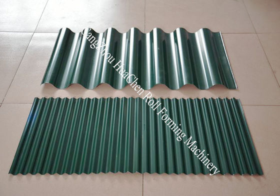 Le PLC commandent le petit pain en acier automatique de double couche formant le rendement élevé de machine